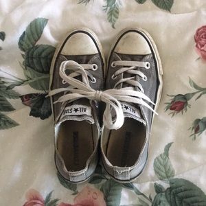 Grey Converse All Star Sneakers